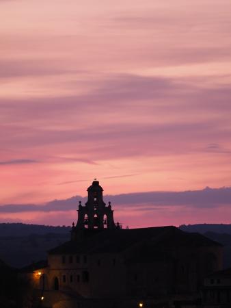 Imagen Silueta de Santa Maria en atardecer